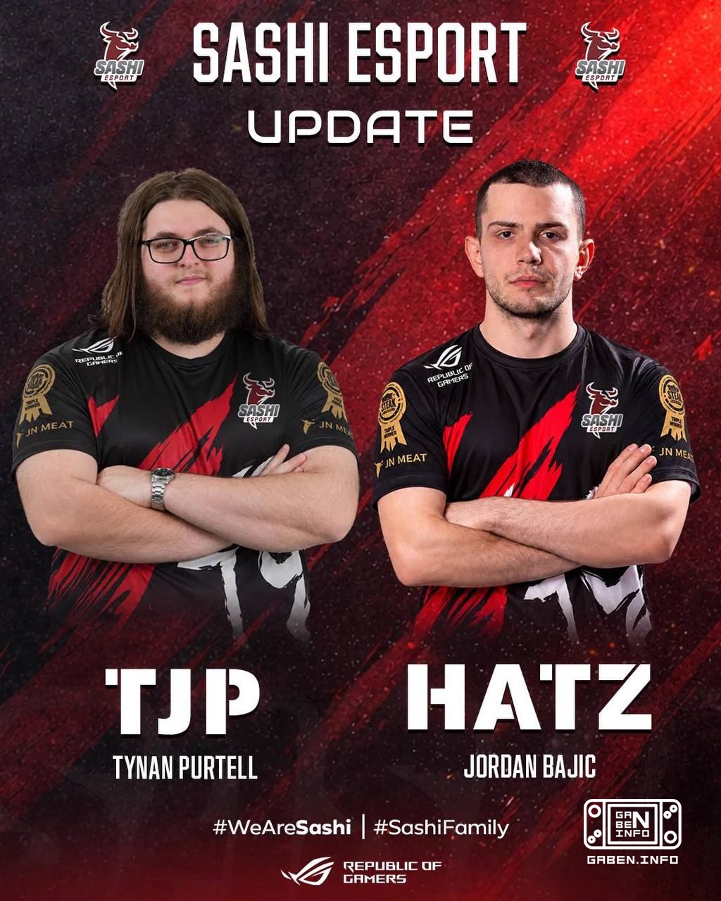 In the list of VRS rules subscribers came: Sashi signed two players from Australia TjP & Hatz. Rumor has it that their c...