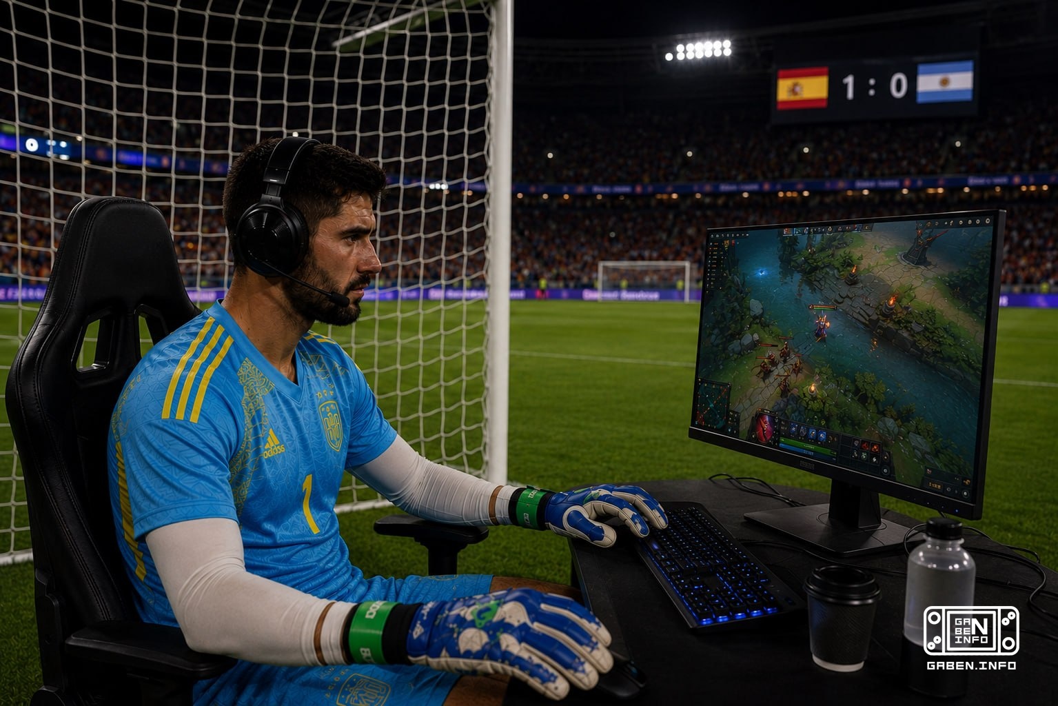 POV: Thủ môn Simon của Tây Ban Nha trong trận gặp Argentina ở chung kết World Cup 2026 Đội bóng của Messi không tung ra ...