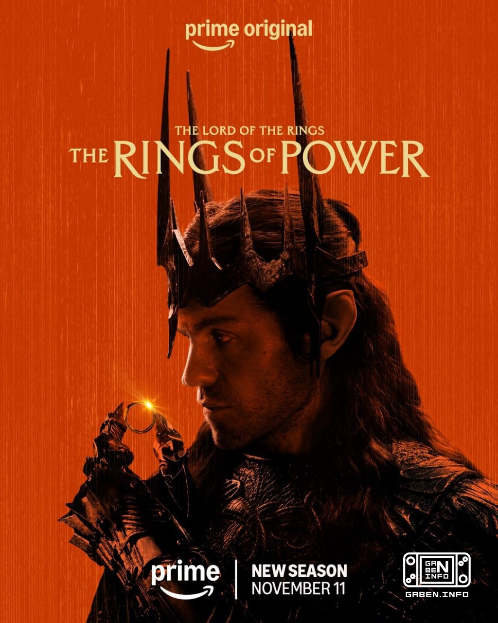 A Amazon apresentou um pôster da terceira temporada de “Os Anéis do Poder” – com Sauron e o Um Anel.Um teaser da sequênc...
