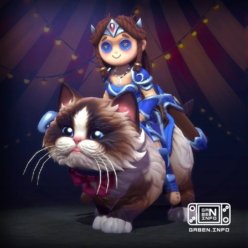 Plush set for Mirana from the Dota workshop Normal or Stream?
