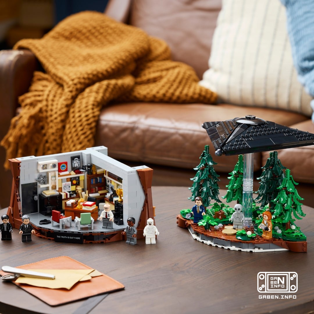 Lego lançará um conjunto baseado em Arquivo X Os fãs da série poderão montar uma clareira na floresta com um OVNI flutua...