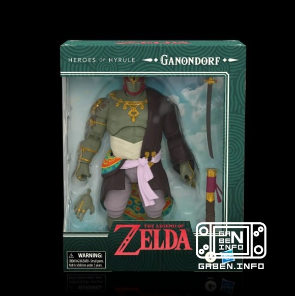Primer vistazo a las figuras de acción de Hasbro basadas en The Legend of Zelda. Estas son Link, Zelda y Ganondorf de Te...