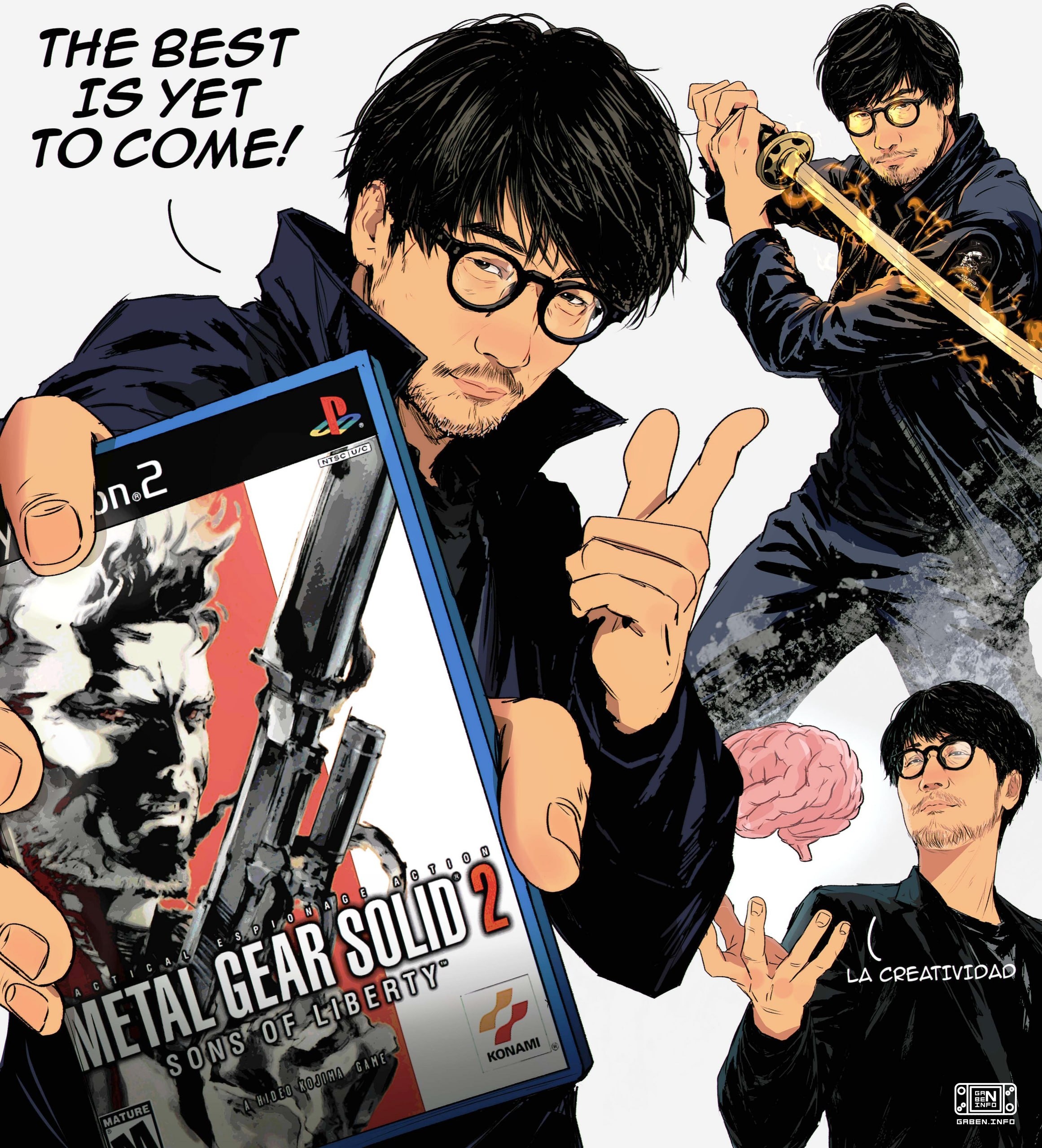 Hideo Kojima by yoracrab @hypewave