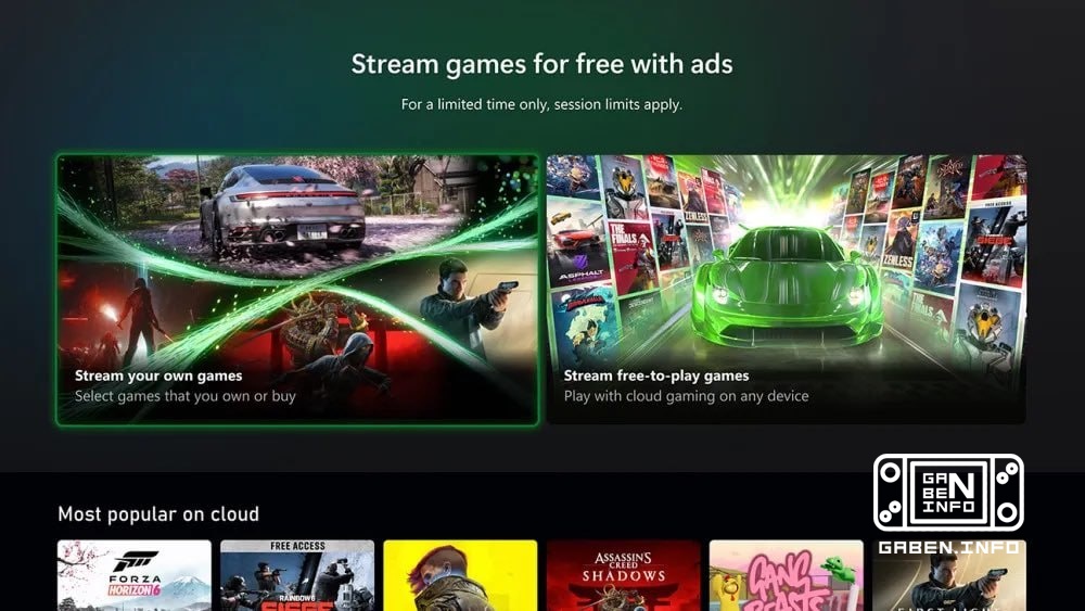 ÚLTIMA HORA: Xbox lanza juegos en streaming con anuncios sin suscripción Puedes transmitir tus juegos (de pago o gratuit...