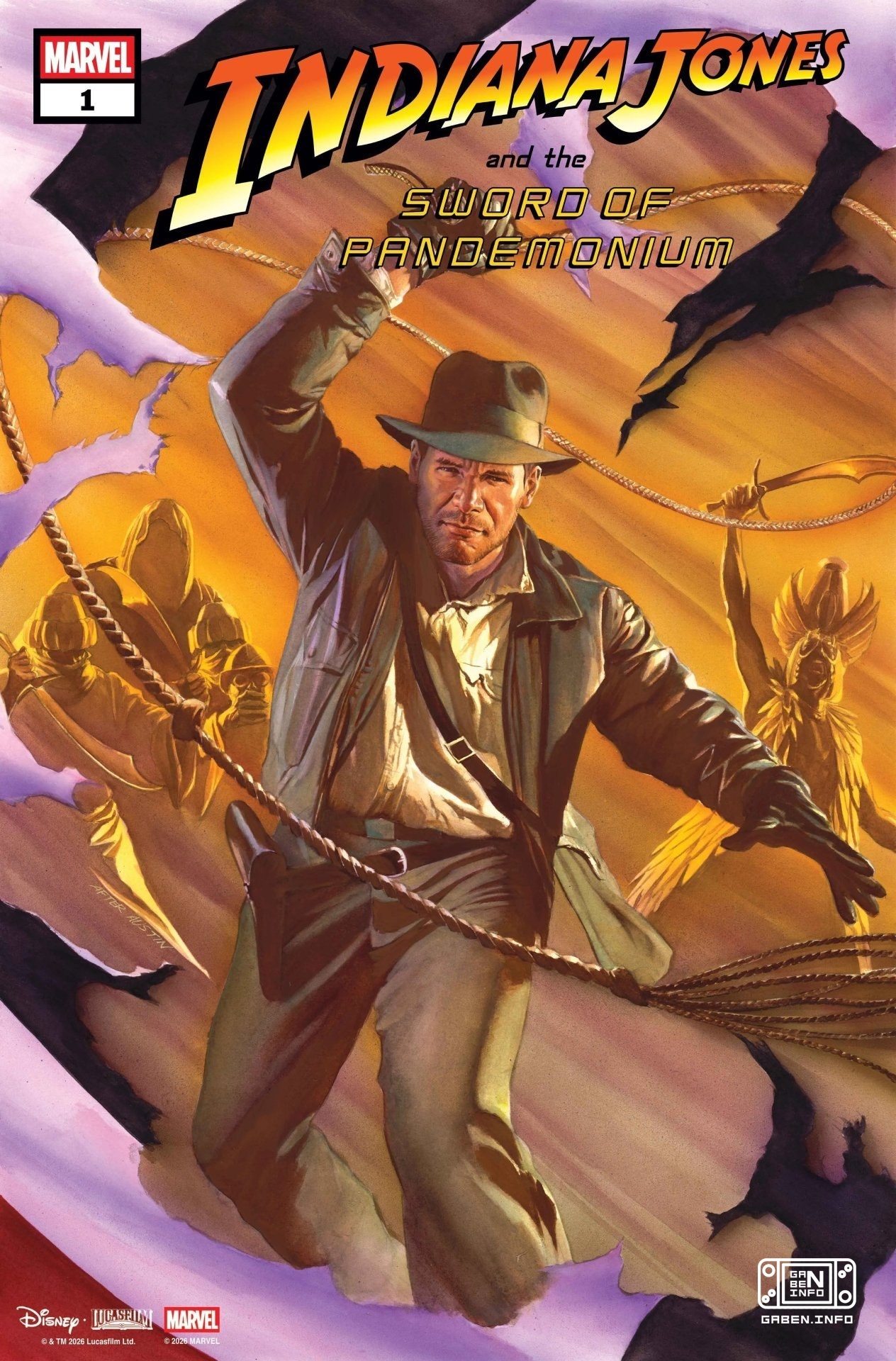 Foi anunciada a linha de quadrinhos Indiana Jones e a Espada do Pandemônio, na qual o lendário arqueólogo irá em busca d...