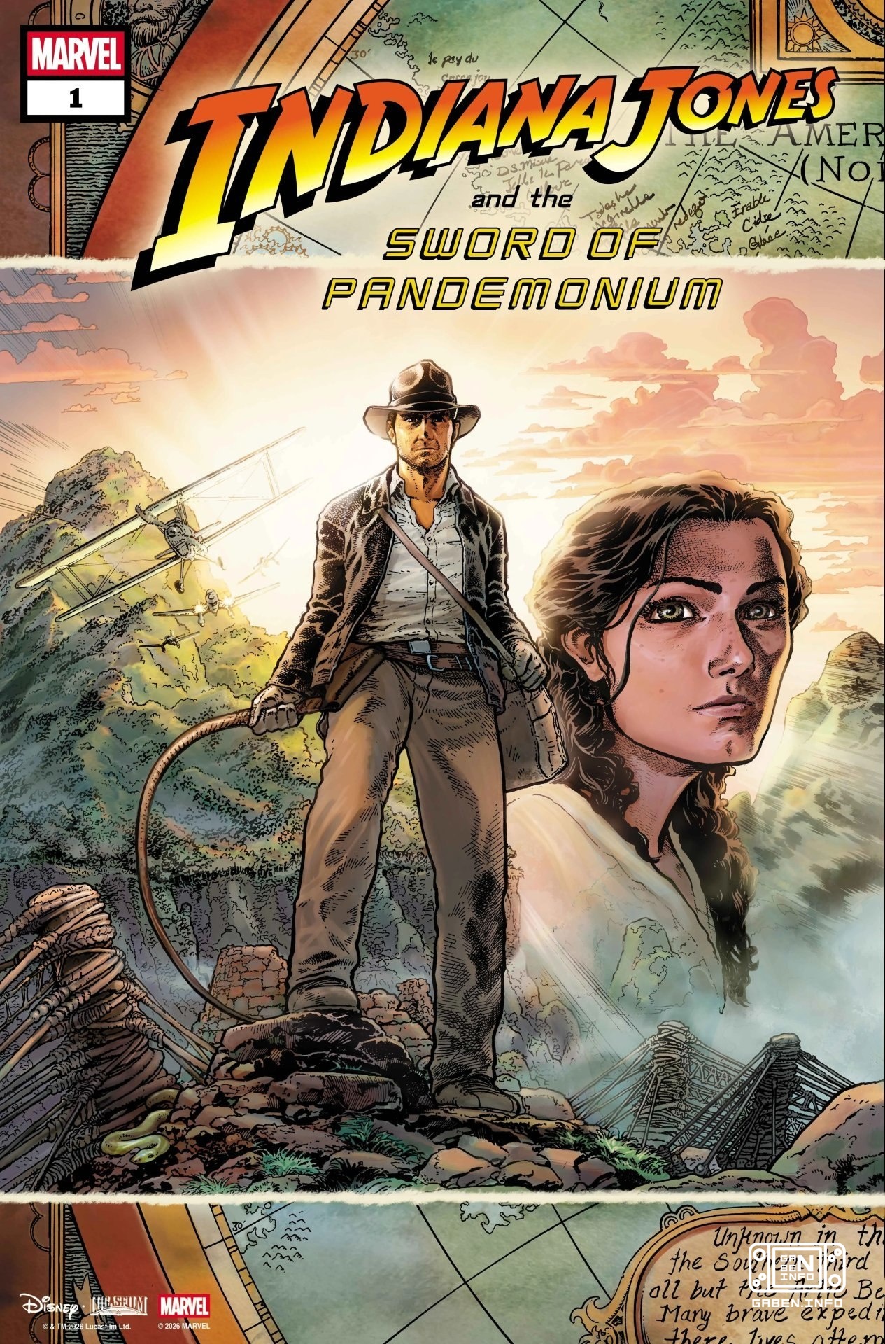 Foi anunciada a linha de quadrinhos Indiana Jones e a Espada do Pandemônio, na qual o lendário arqueólogo irá em busca d...