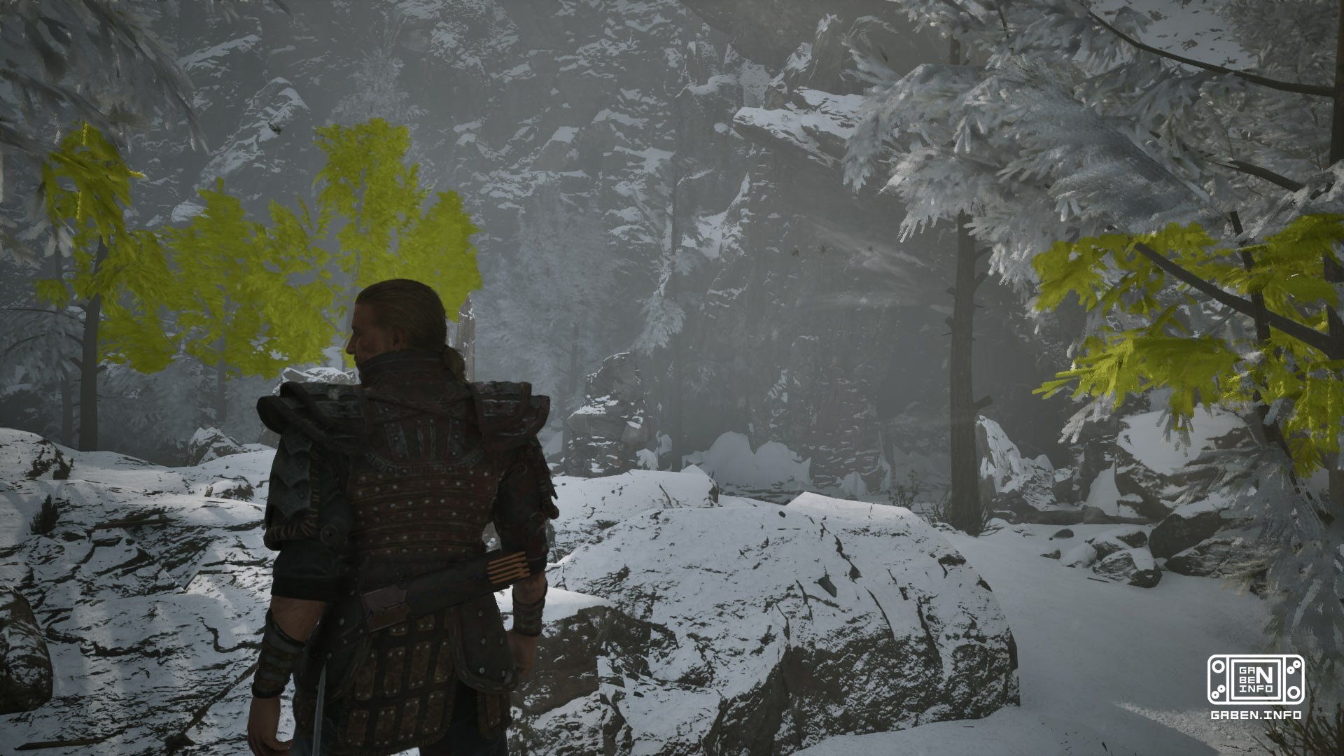 ¿Estás seguro de que no estoy alucinando?En un lugar nevado, el follaje de los árboles de repente se cubrió con un filtr...
