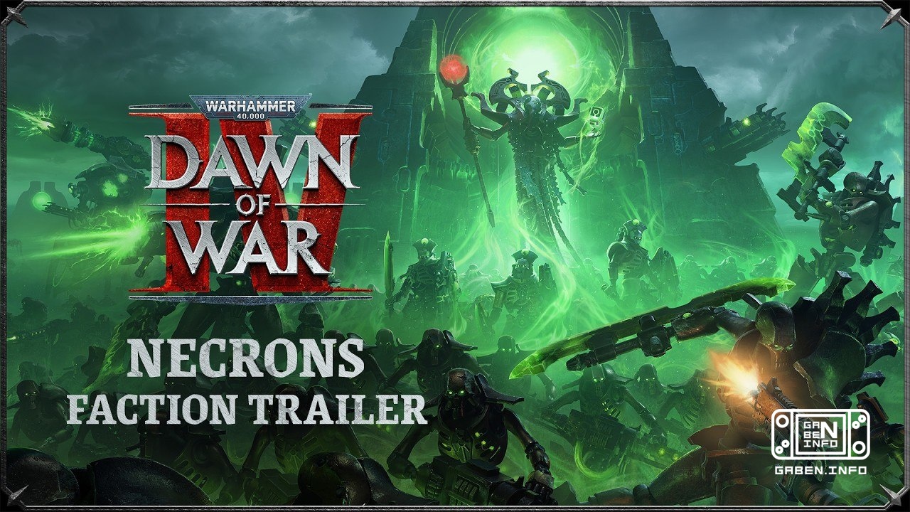 Некроны в новом трейлере Dawn of War IV Разработчики Warhammer 40,000: Dawn of War IV представили новый трейлер Некронов...