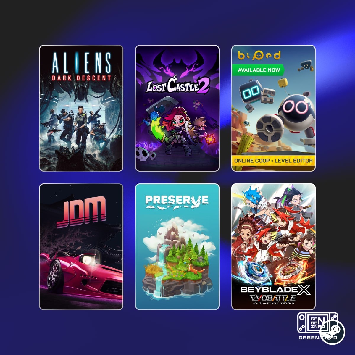 Steam has launched daily discounts 70% off Aliens: Dark Descent, 30% off Lost Castle 2, 90% off Biped, 60% off JDM: Japa...
