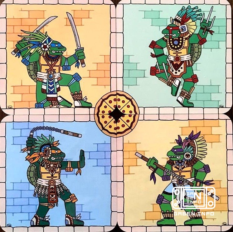 Teenage Maya Ninja Turtles 😆