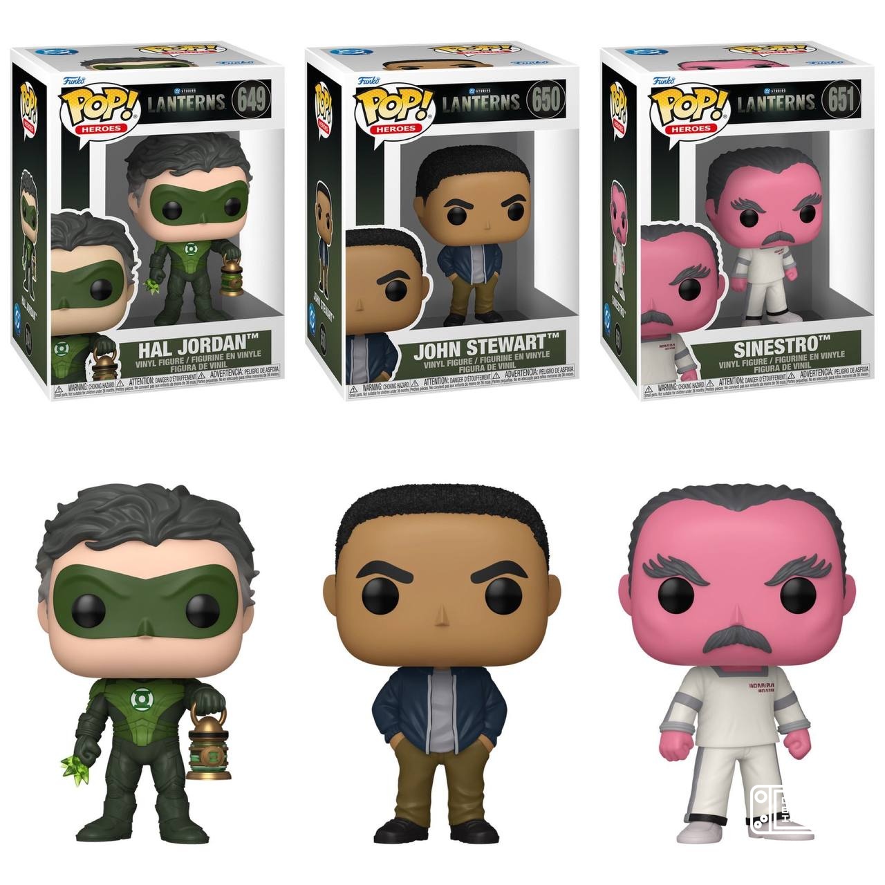 Funko Pop figurines de la série L'éclairage. C'est assez spoilant, alors regardez votre peur et votre risque.