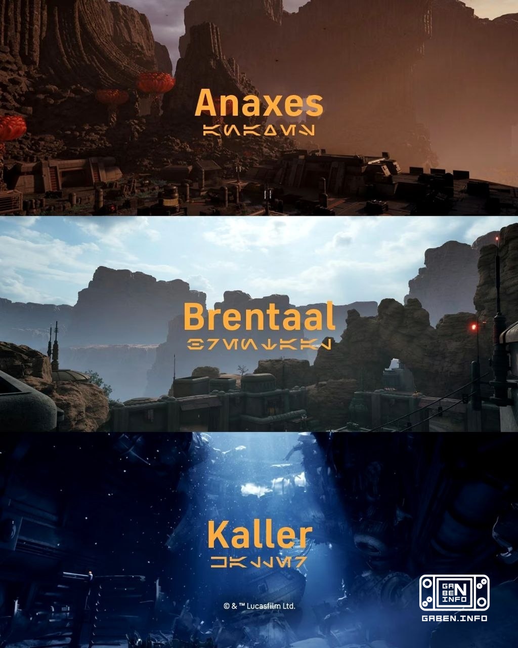 ⚔️ EA раскрыла 11 планет, на которых будут происходить сражения в Star Wars: Zero Company — в списке Анаксес, Брентаал, ...