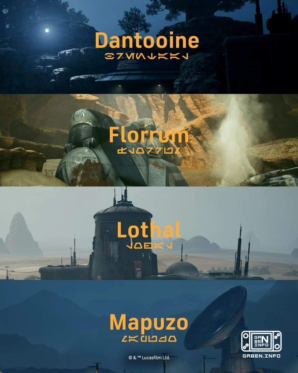⚔️ EA раскрыла 11 планет, на которых будут происходить сражения в Star Wars: Zero Company — в списке Анаксес, Брентаал, ...
