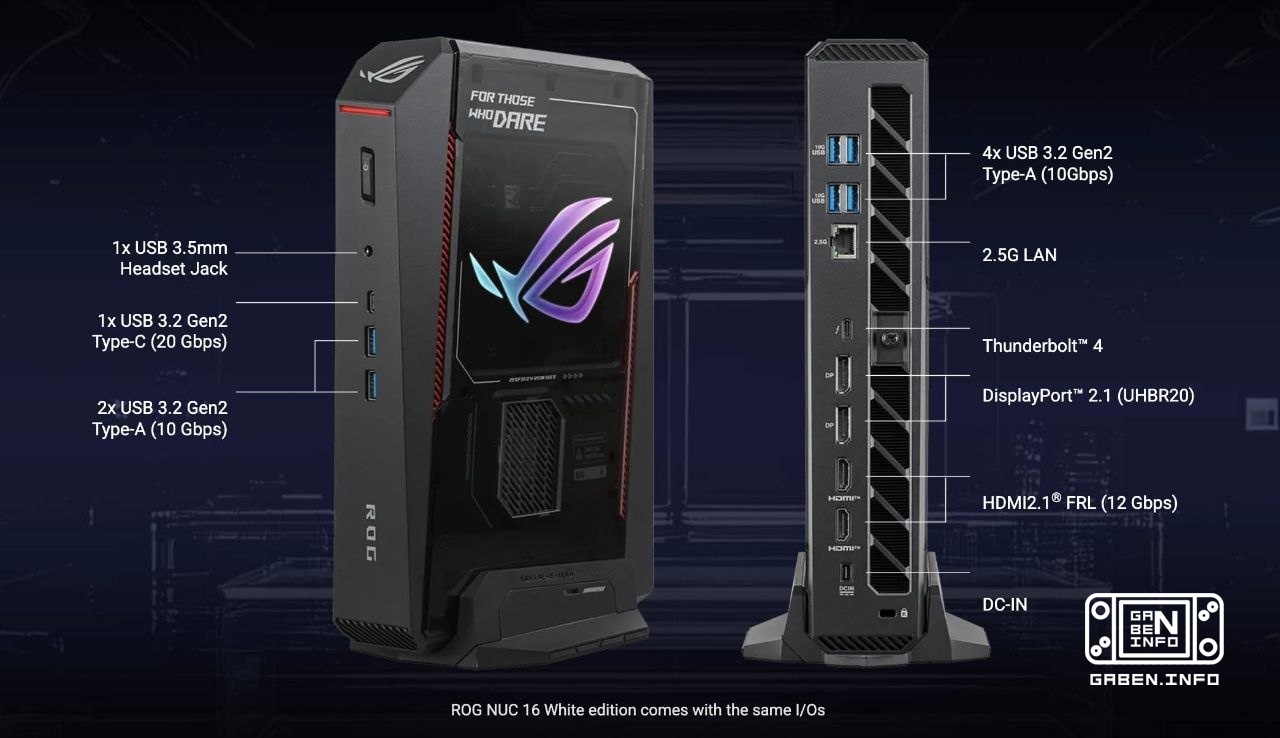 Asus has released a more affordable ROG NUC 16 gaming mini-PC with Core Ultra 7 processor and 32 GB of RAM Asus has unno...