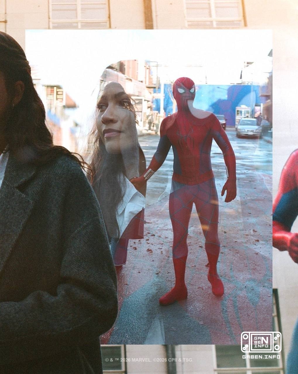 Stylish photos from the backdrop of Spider-Man: New Day.