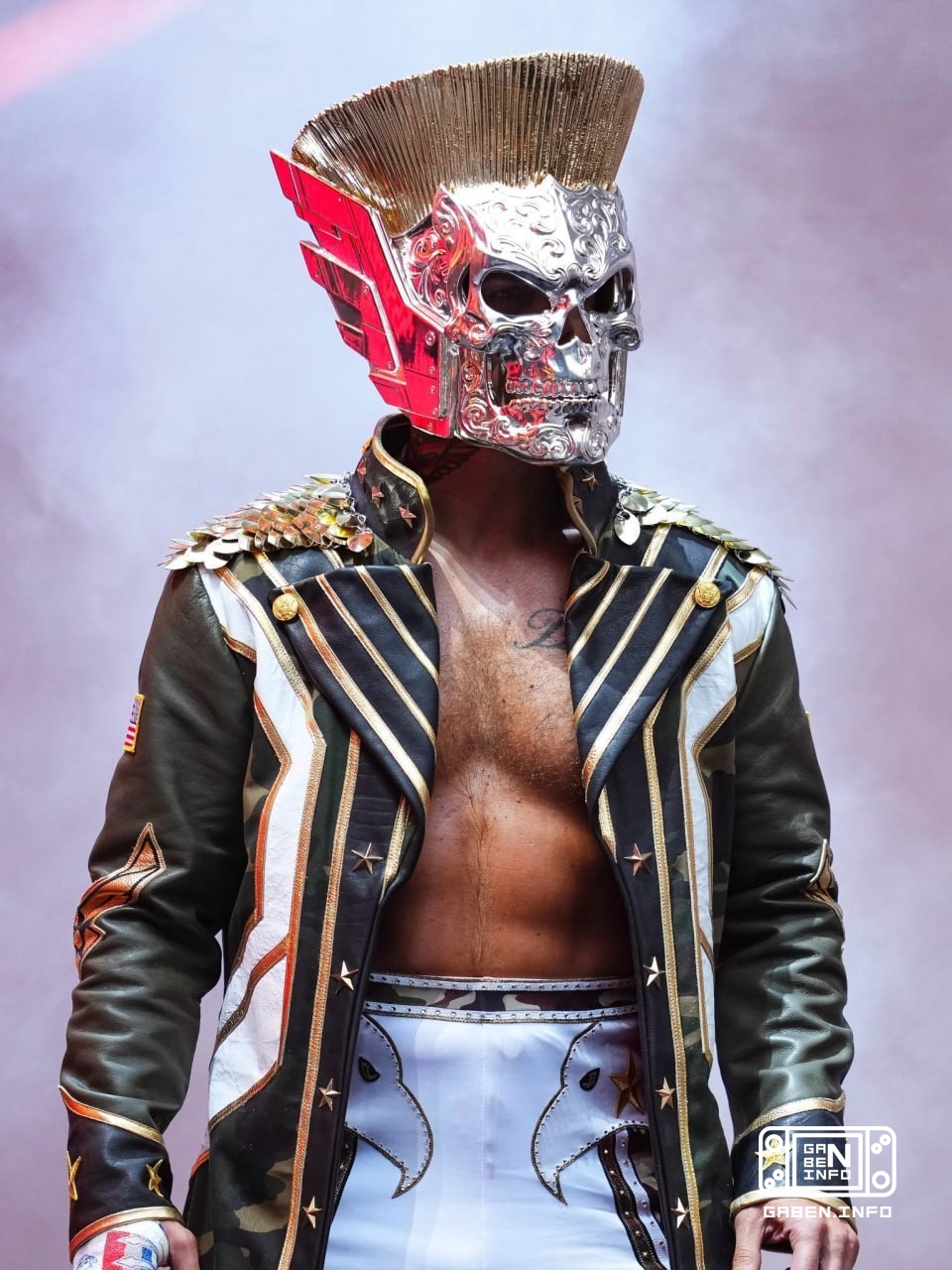 Ayrıca SummerSlam'da Street Fighter'in yıldızı oldu. Gayle'i oynayan Cody Rhodes, firmanın saç örgütüyle maske giydi.