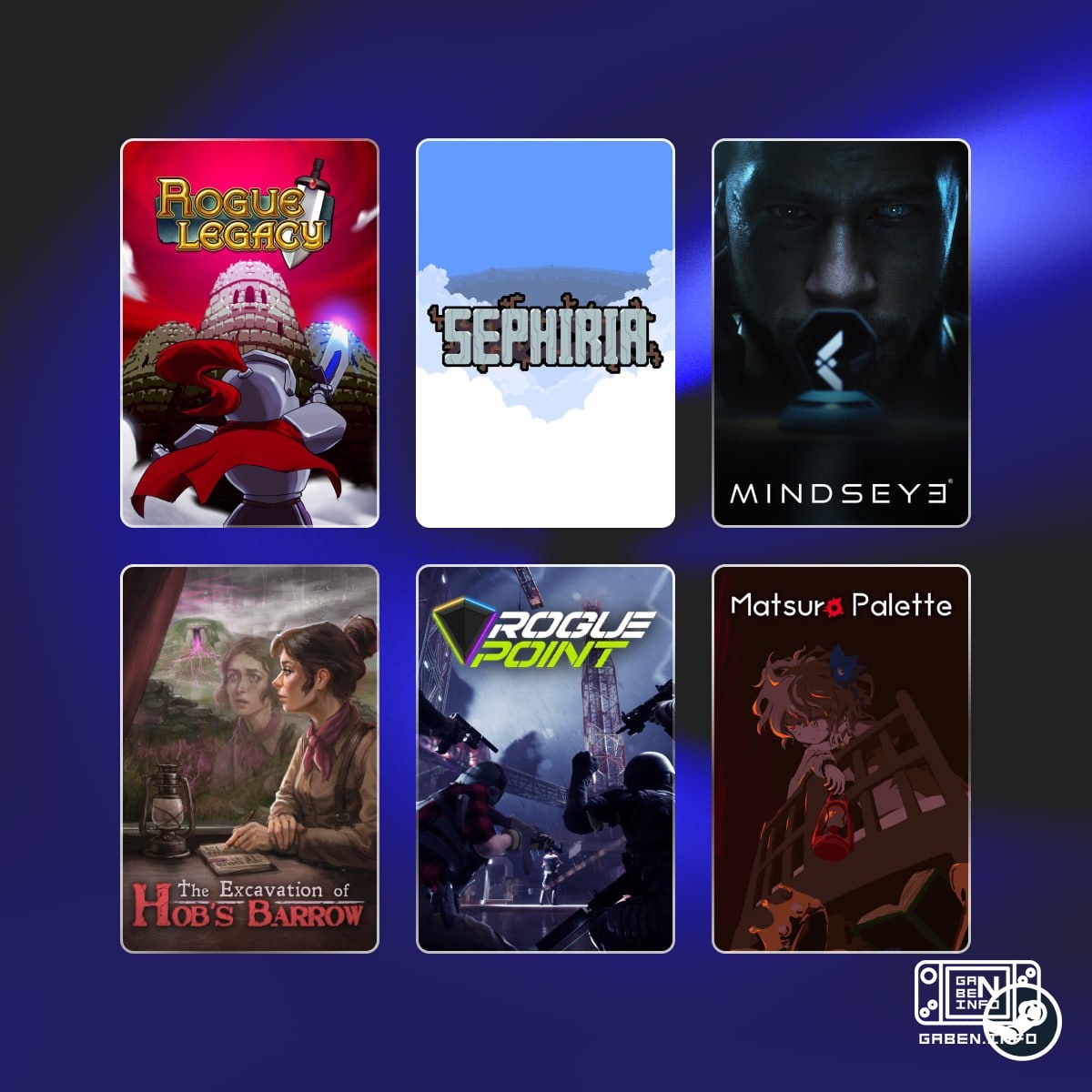 تخفیف روزانه در استیم شروع شد Rogue Legacy 90 درصد تخفیف، Sephiria 40 درصد تخفیف، MindsEye 50 درصد تخفیف، The Excavation...