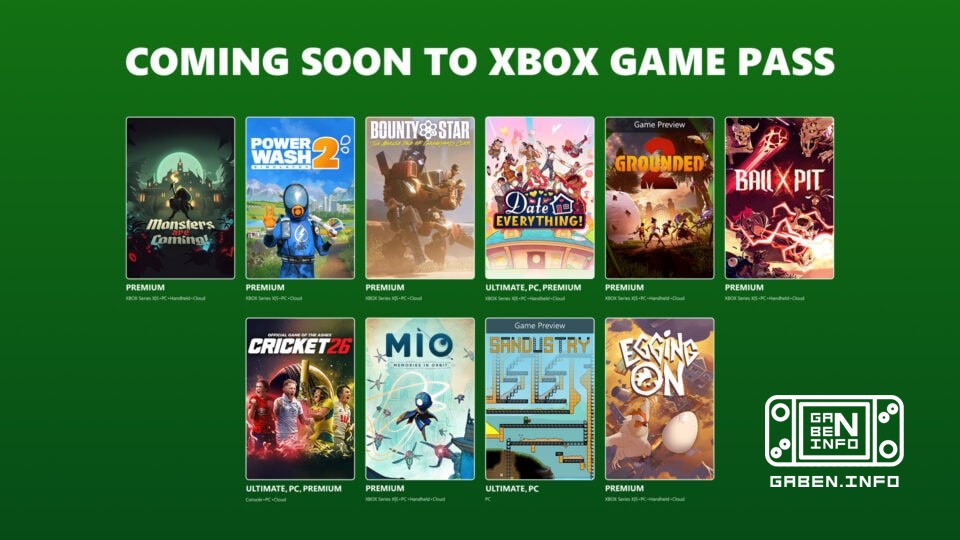 PowerWash Simulator 2, Grounded 2, Ball x Pit y Mio: Memories in Orbit se agregarán a Game Pass Premium en agosto los ju...