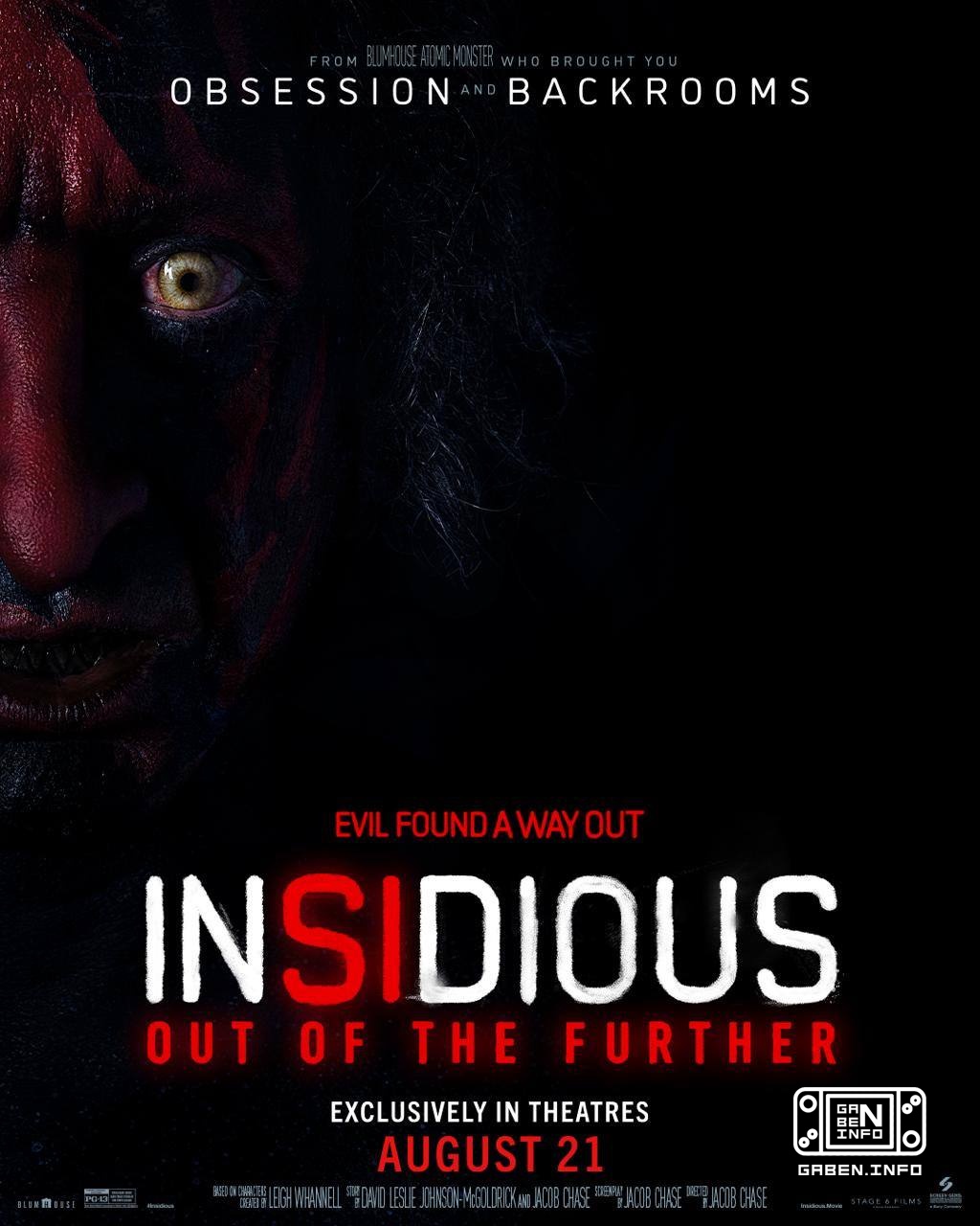 Bo! Scary film affiches Astral 6 De makers weten hoe je de fans bang kunt maken. Het is vanaf 21 augustus in een buitenl...