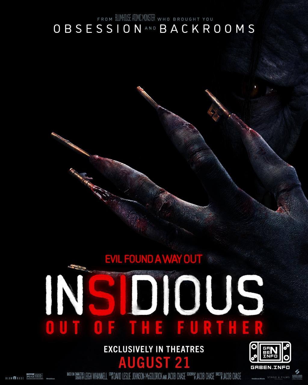 Bo! Scary film affiches Astral 6 De makers weten hoe je de fans bang kunt maken. Het is vanaf 21 augustus in een buitenl...