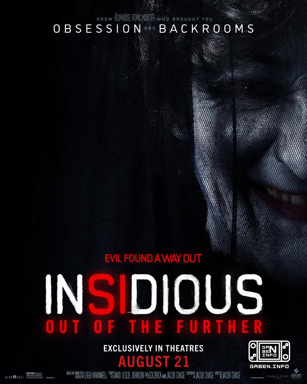 Bo! Scary film affiches Astral 6 De makers weten hoe je de fans bang kunt maken. Het is vanaf 21 augustus in een buitenl...