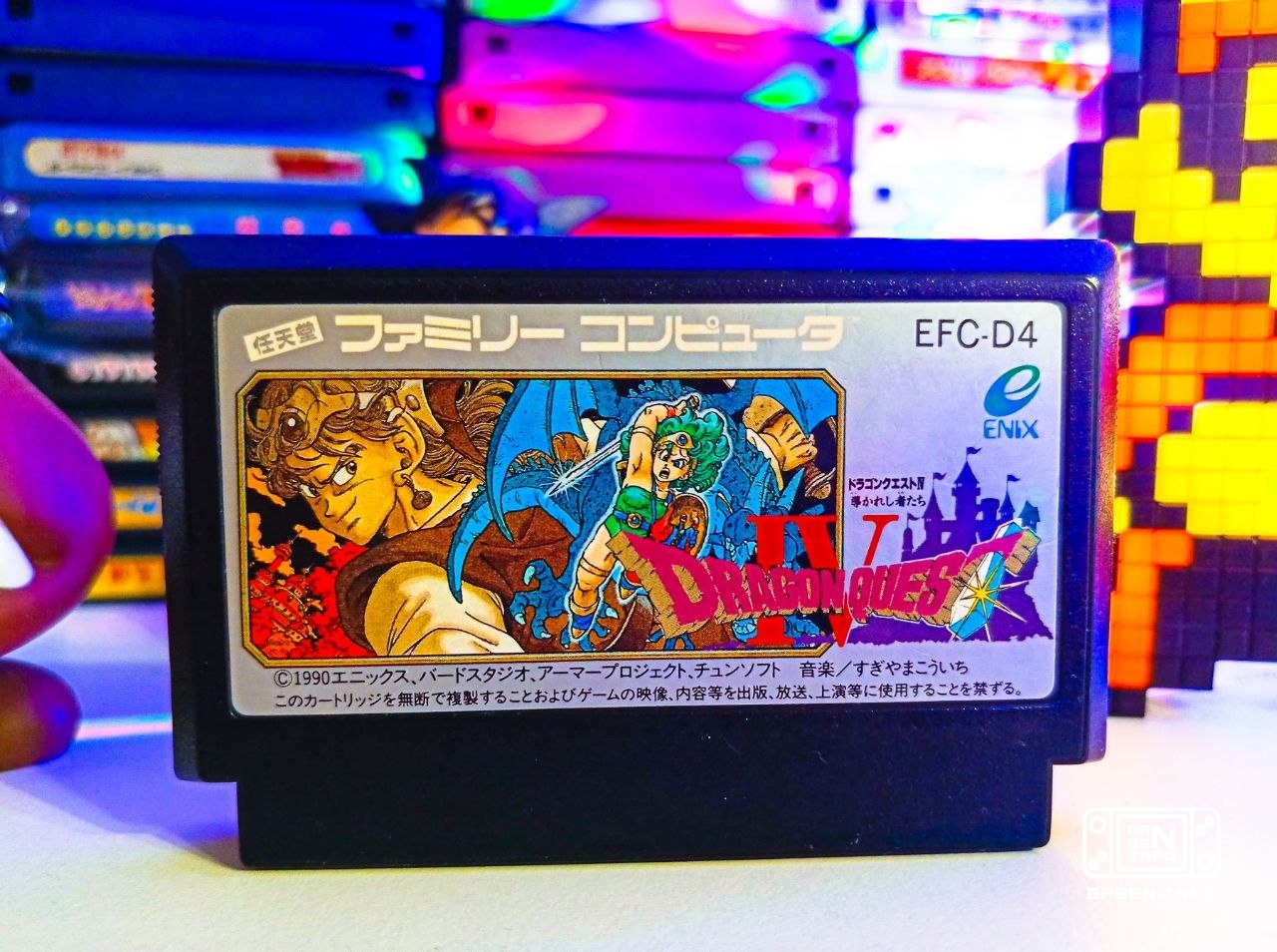 ️第三次在GBX夏季派对上购买的游戏是Dragon Quest 4,我从维蒂卡拉塞夫那里买了它.我已经说过,我喜欢JRPG类型,但外面,因为我没玩过它,但我想.我甚至觉得这有点浪漫,这就是让老牌游戏入游戏中,让人还在游戏机上,美丽.