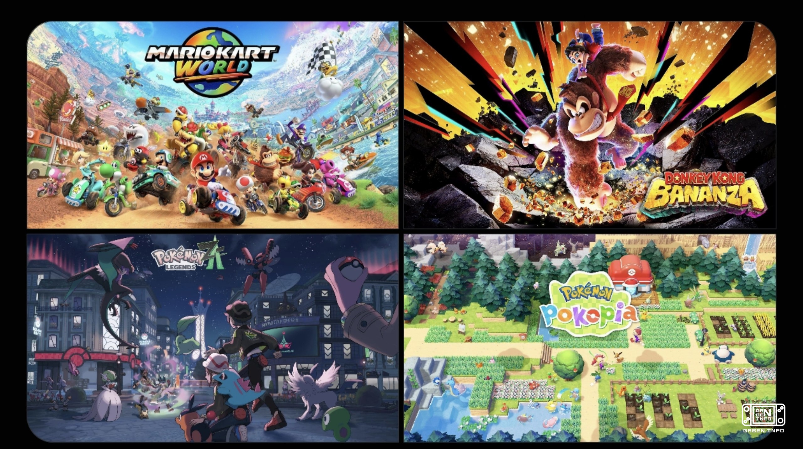 أشهر ألعاب مبيعات لـ Nintendo Switch 2: Mario Kart World 14,7 مليون نسخة Donkey Kong Bananza 4,52 مليون Pokémon Legends:...