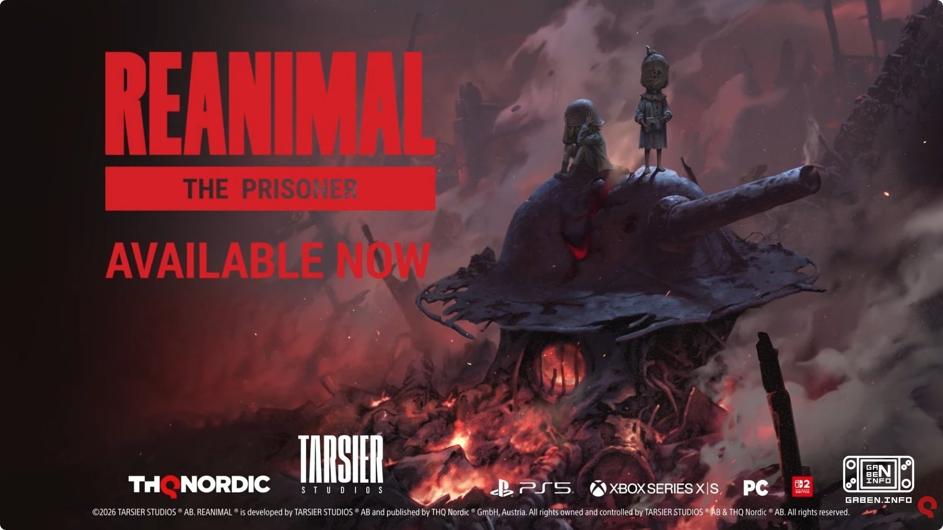 REANIMAL قد حصلت للتو على أول إضافة لـ The Prisoner على جميع المنصات يمكن لمتلكي الرخصة الحربية التنزيل الآن، والباقي يم...