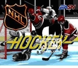 De eerste game werd uitgebracht onder de naam NHL Hockey op de Sega Genesis met een roster van teams van het seizoen 199...