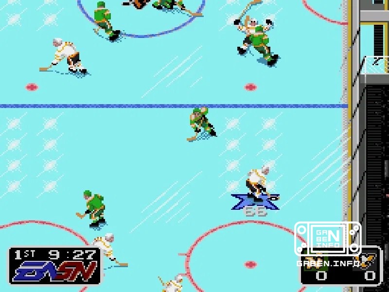 De eerste game werd uitgebracht onder de naam NHL Hockey op de Sega Genesis met een roster van teams van het seizoen 199...