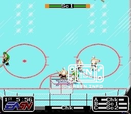De eerste game werd uitgebracht onder de naam NHL Hockey op de Sega Genesis met een roster van teams van het seizoen 199...
