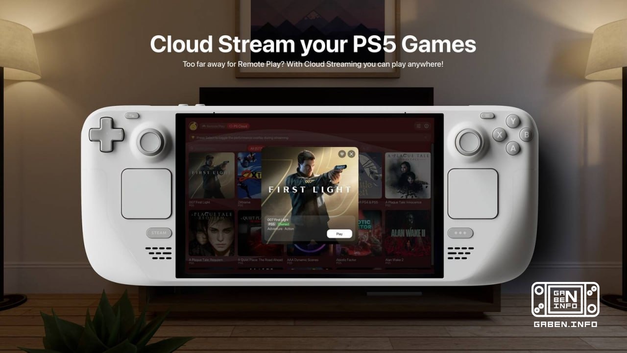 يمكن الآن لعب ألعاب PS5 على Steam Deck بفضل عميل Asobi: Remote Play Asobi: Remote Play يعمل عبر تسليم الألعاب السحابية م...