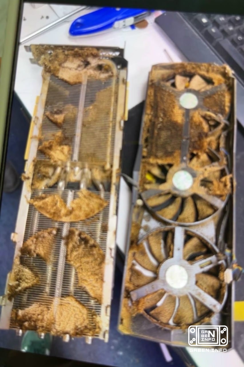 Schock content: dit is een video van een roker Chel bracht zijn RTX 4090 in dienst met klachten over een hoge temperatuu...