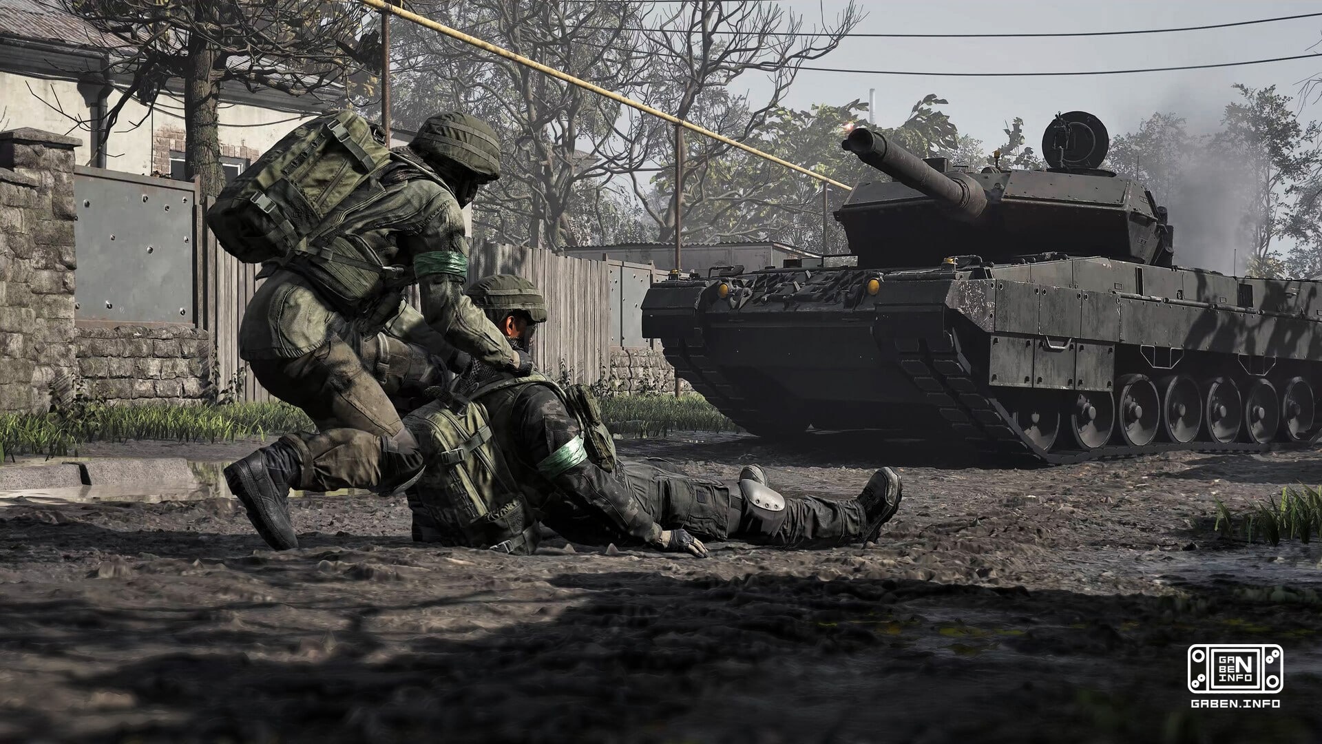 Als je het hebt gemist, dan is het een soort van mix van Battlefield en Arma, waar je als een van de drie SWK's de punte...