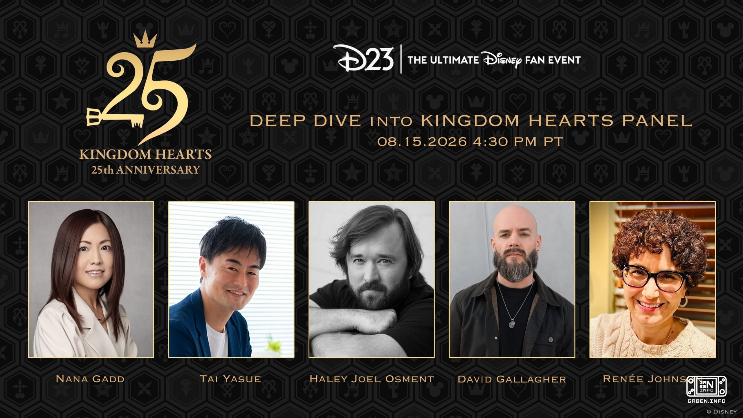 O painel especial para o 25o aniversário do Kingdom Hearts será realizado no dia 16 de agosto às 2:30 da manhã, no MSC.