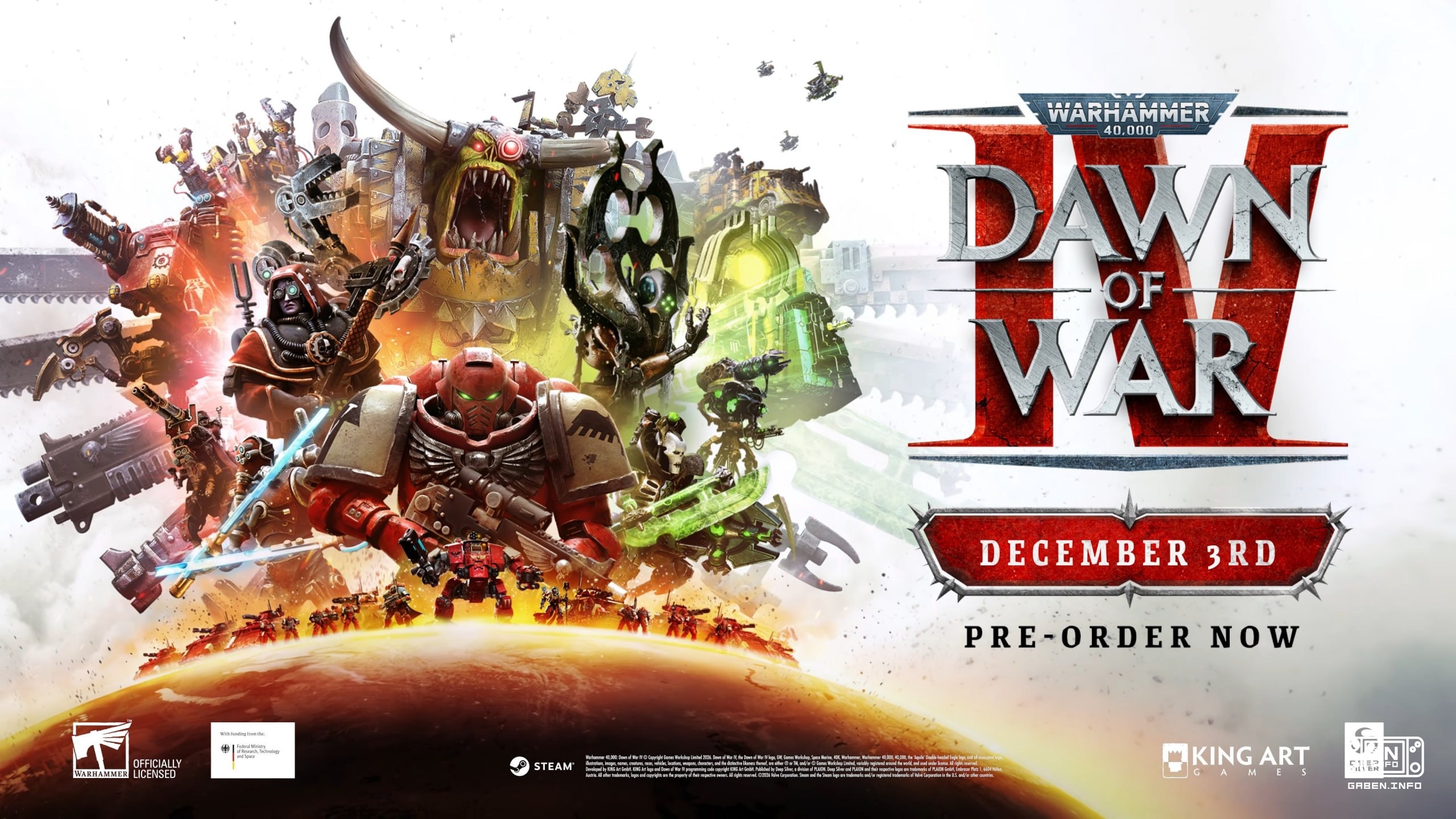 Warhammer 40,000: Dawn of War IV has been moved from September 17 to December 3. At least one game will be out in Decemb...