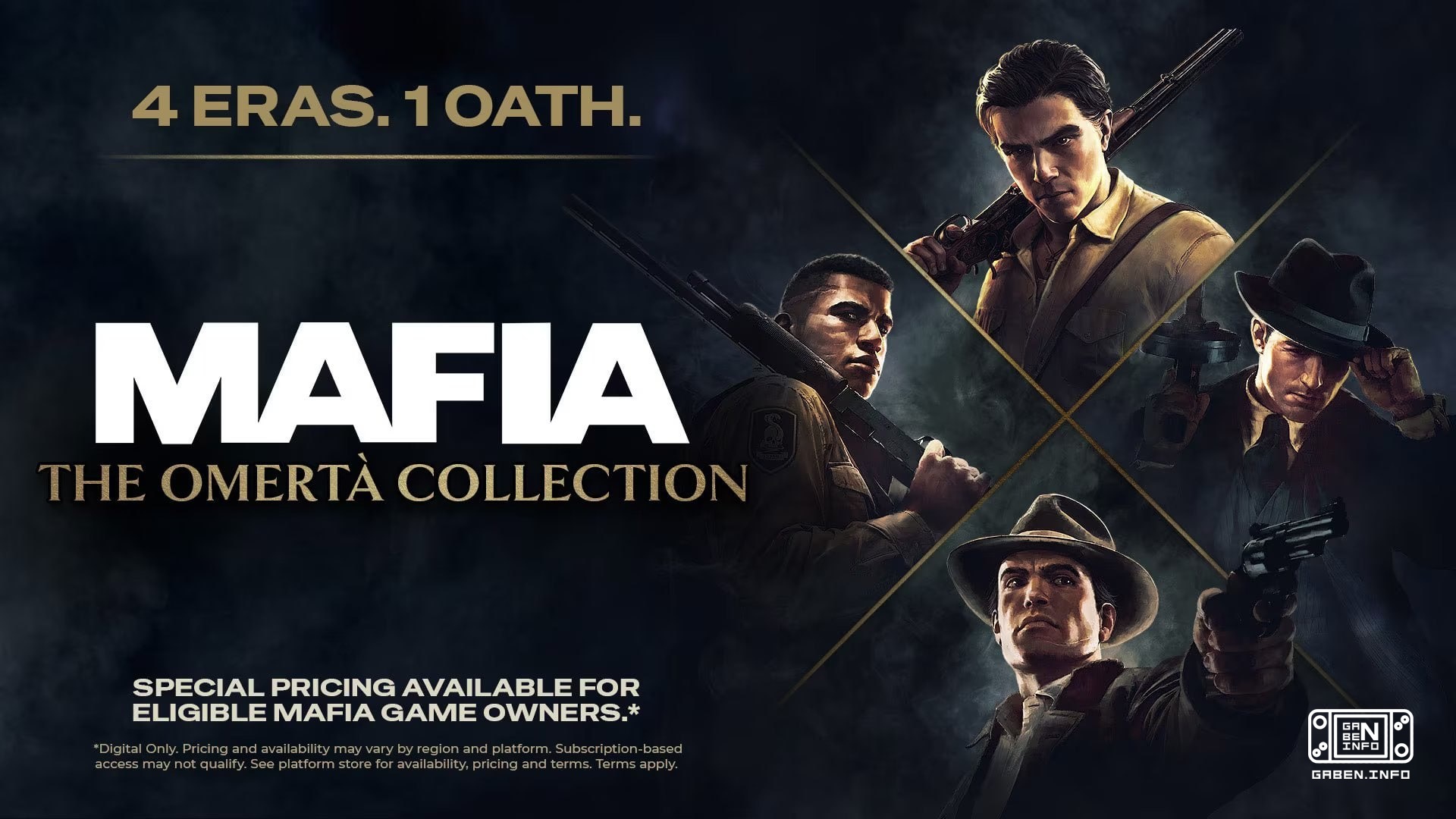 Mafia: The Omerta Collection will be released tomorrow on PC, PS5 and XBOX Series. It will include Mafia: Definitive Edi...