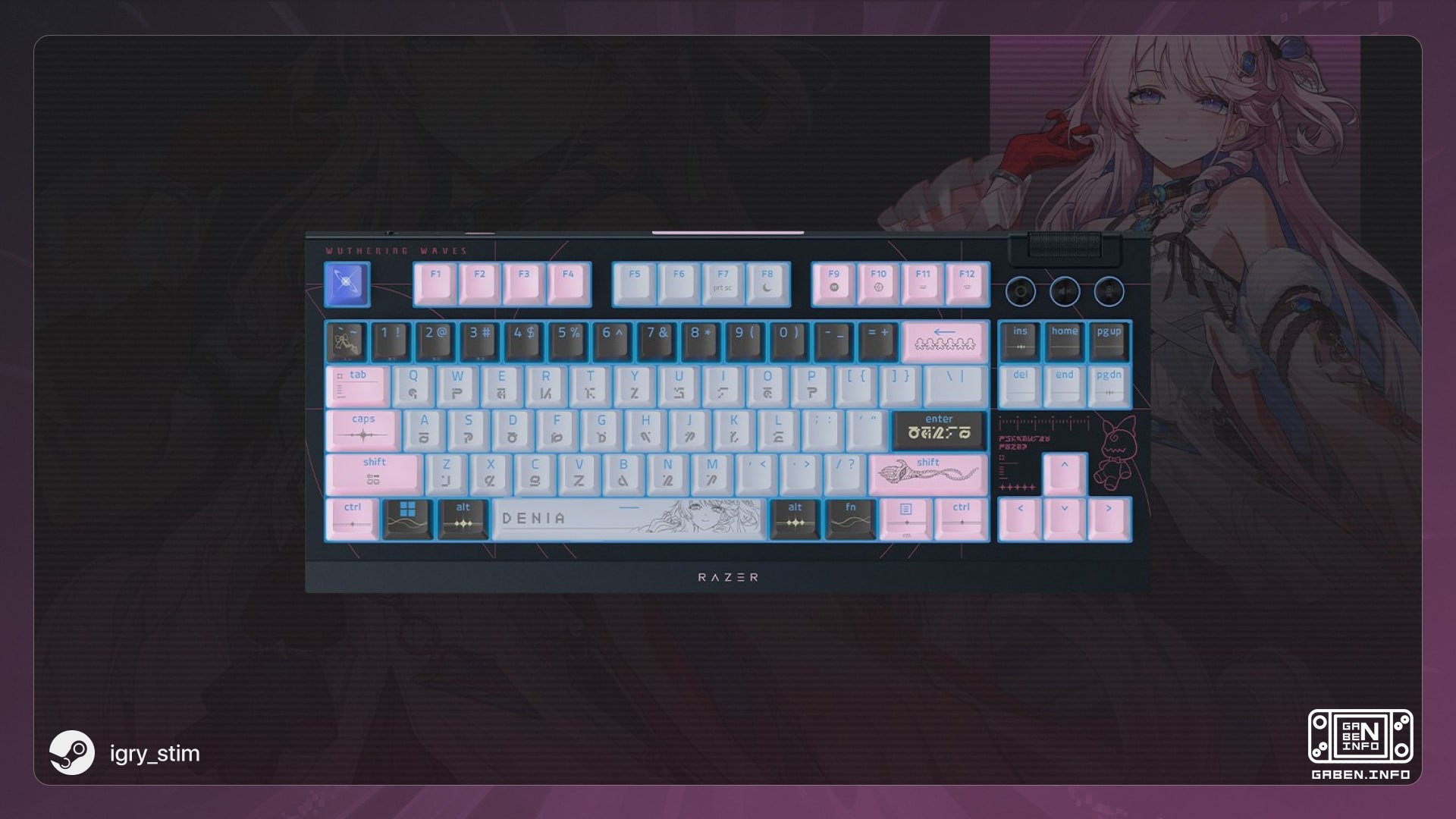 Razer выпустила коллекцию по Wuthering Waves В линейку вошли кресло, клавиатура, мышь, коврик и другие аксессуары в стил...