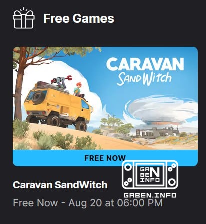 Im Epic Games Store können Sie in Ihre Bibliothek kostenlos hinzufügen: Caravan SandWitch Kleiner, aber schön! ❤️