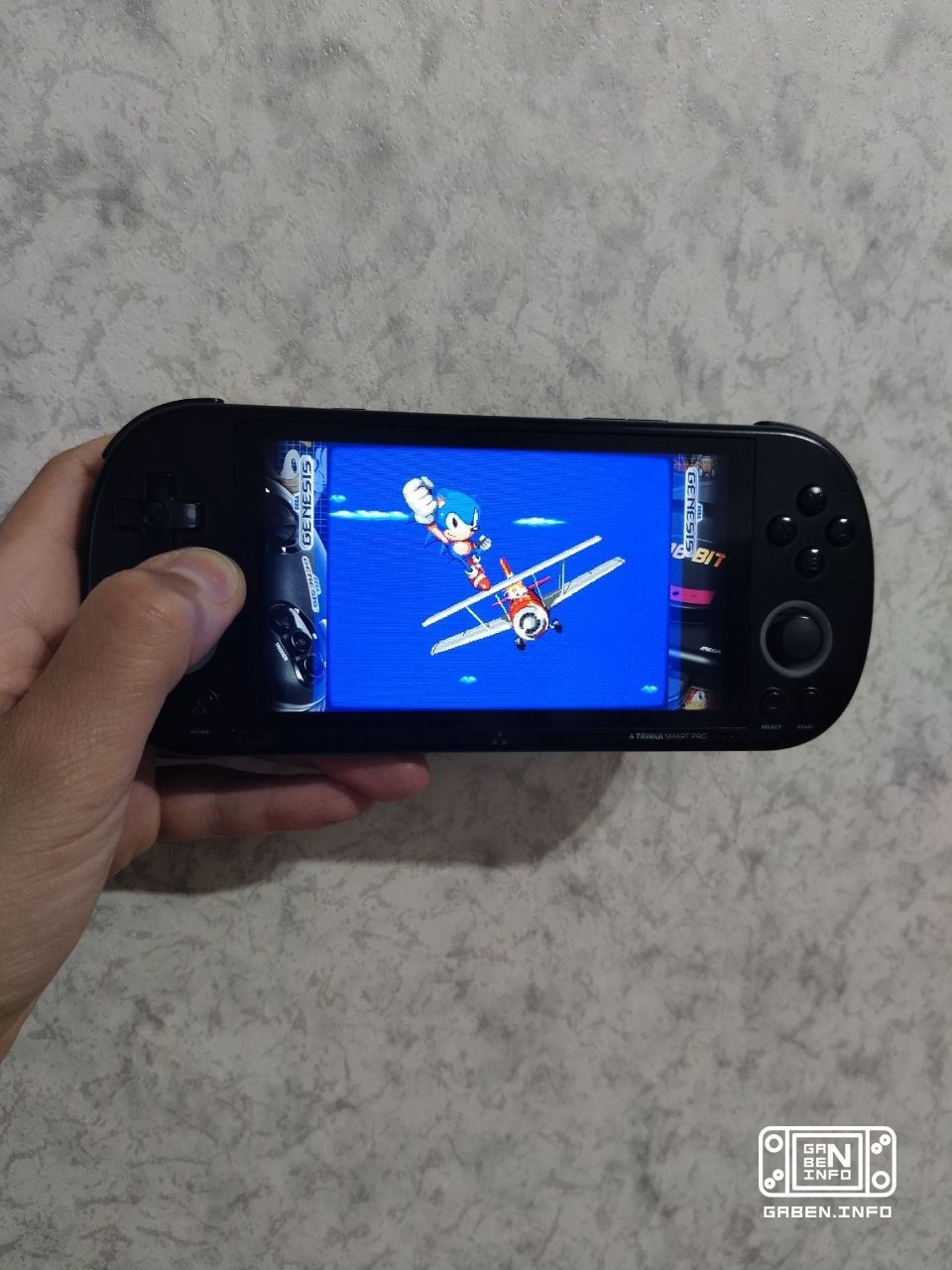 He's been through Sonic 2 on the cut. 7 zones on 2 levels, boss 8 zone Metropolis 3 level, boss 9 chase in the sky on an...