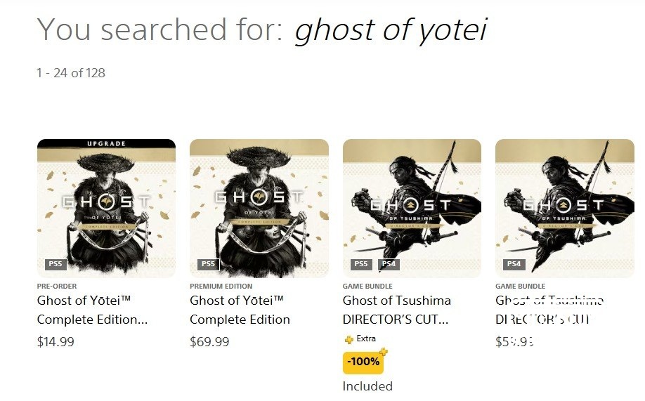 Ghost of Yotei lost its regular and extended edition in the PS Store Now to play the game you have to pay for all the co...