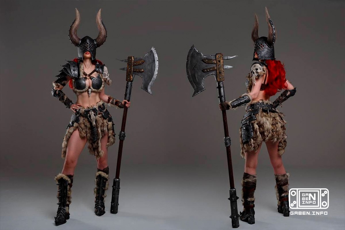 В рубрике косплея сегодня KittiLittl и AleksMaks в образах варваров Норски из вселенной Warhammer
