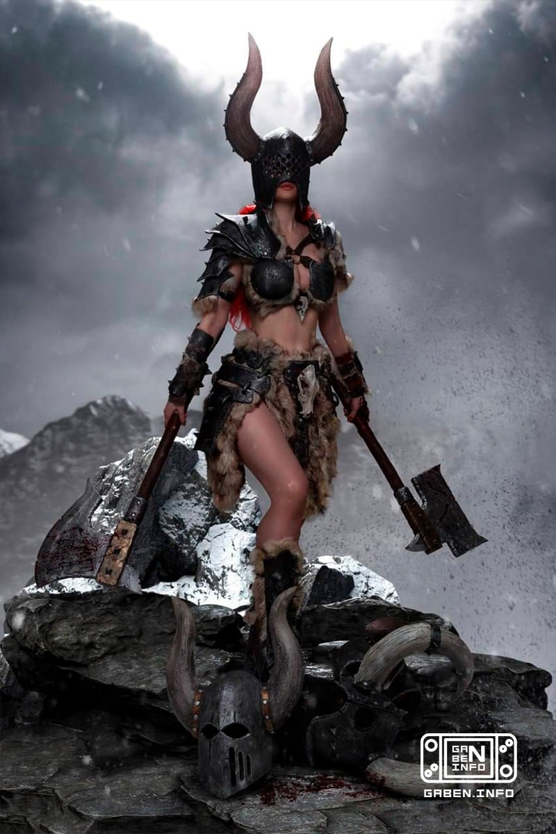 В рубрике косплея сегодня KittiLittl и AleksMaks в образах варваров Норски из вселенной Warhammer