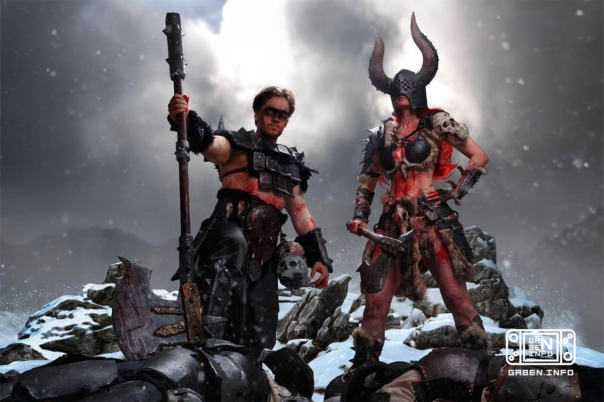В рубрике косплея сегодня KittiLittl и AleksMaks в образах варваров Норски из вселенной Warhammer