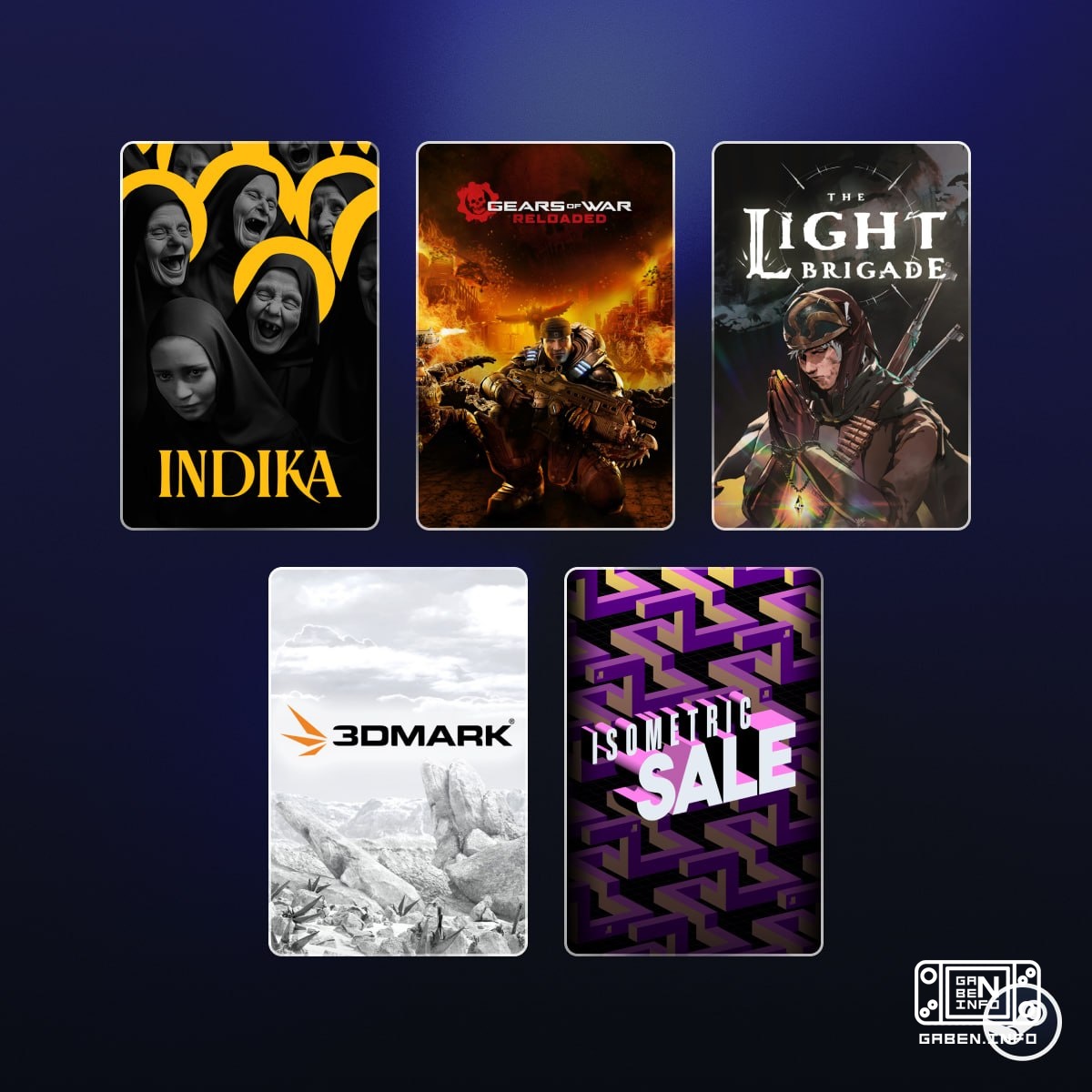 Steam has launched daily discounts 65% discount for INDIKA, 75% discount for Gears of War: Reloaded (not available in Ru...