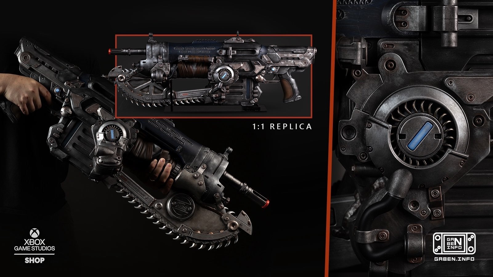 Microsoft will be selling replicas of the launch prototype from Gears of War: E-Day . @gm_galactic