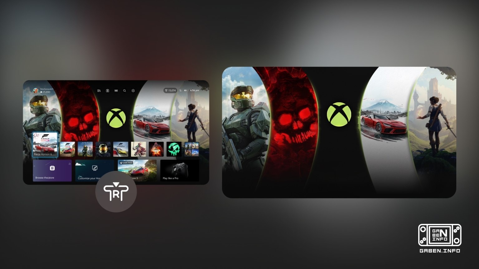 XBOX Insider сегодня получат доступ к красивому меню и бейджам Теперь вы можете полностью скрыть весь интерфейс меню, чт...