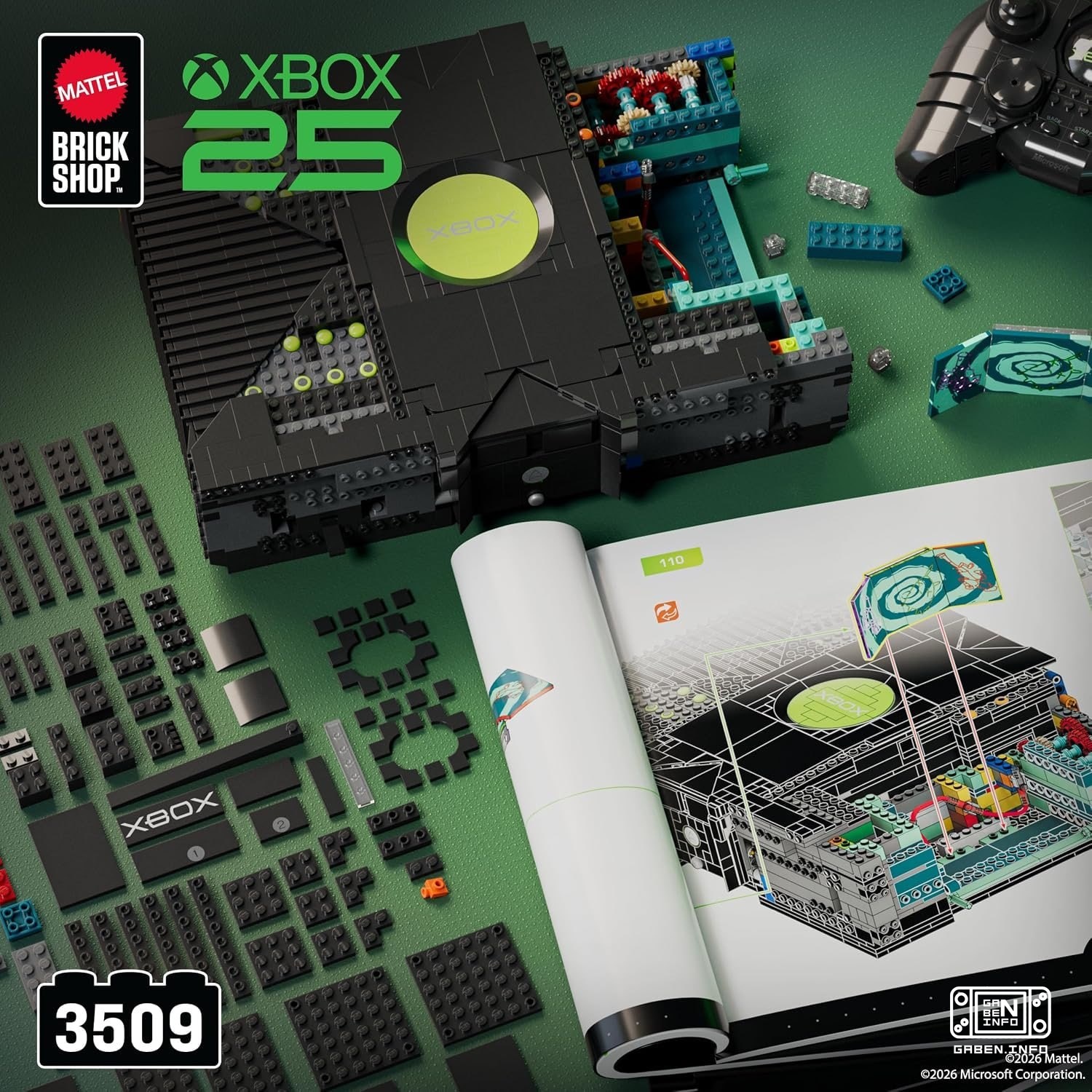 Mattel Brick Shop выпустят ЛЕГО-версию XBOX original с размером 1к1 Внутри консоли можно будет собрать диораму Psychonau...