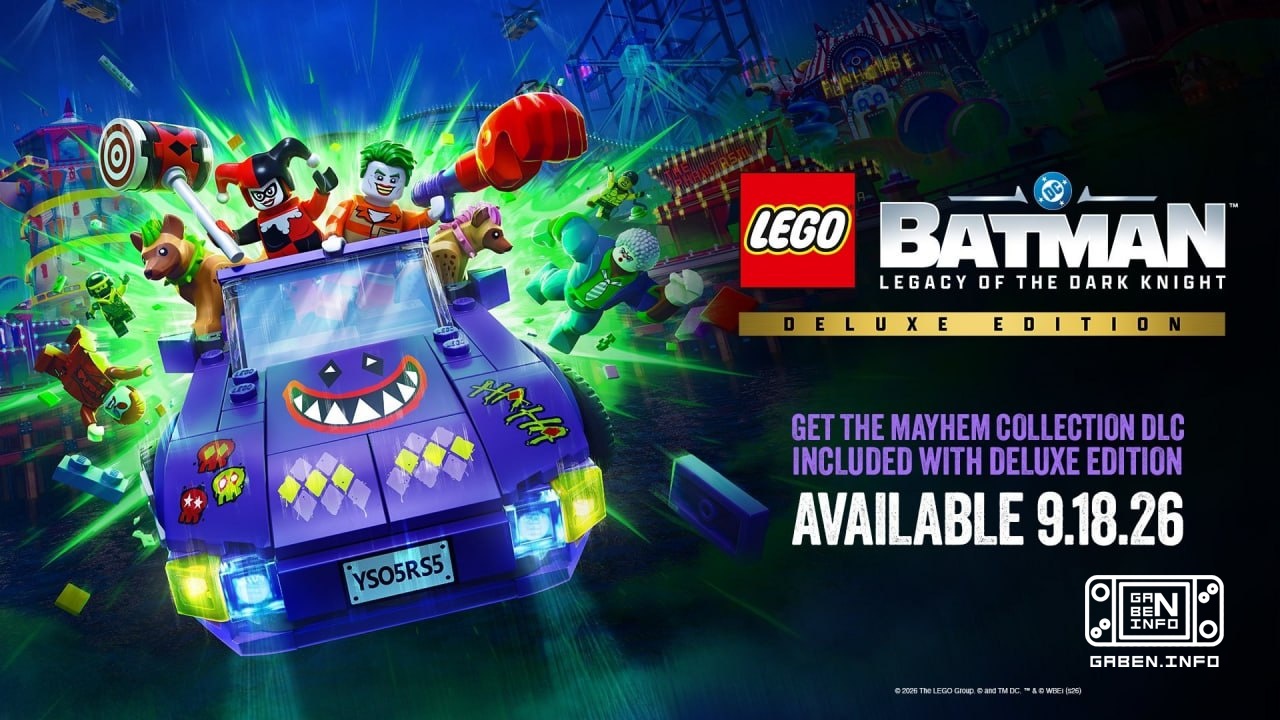 Дополнение для LEGO Batman: Legacy of the Dark Knight – The Mayhem Collection – выйдет 18 сентября Трейлер с деталями по...