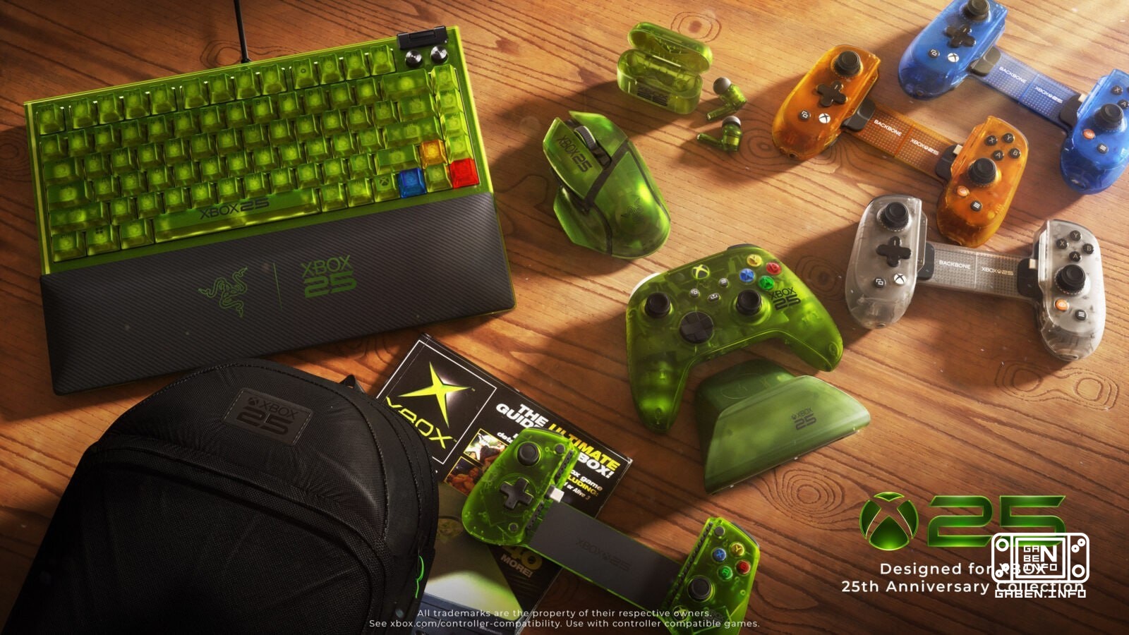 Полная коллекция аксессуаров к 25 лет бренда Xbox